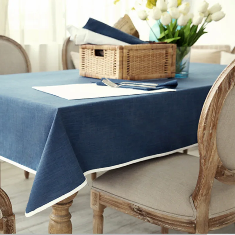 Однотонная хлопчатобумажная льняная ткань искусственная для рукоделия