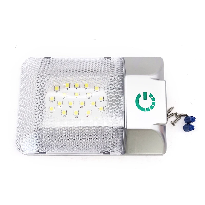 

LED RV Roof Spotlight 12V Rectangular Ceiling Lamp Touch Function Dimmer Switch Interior Lighting