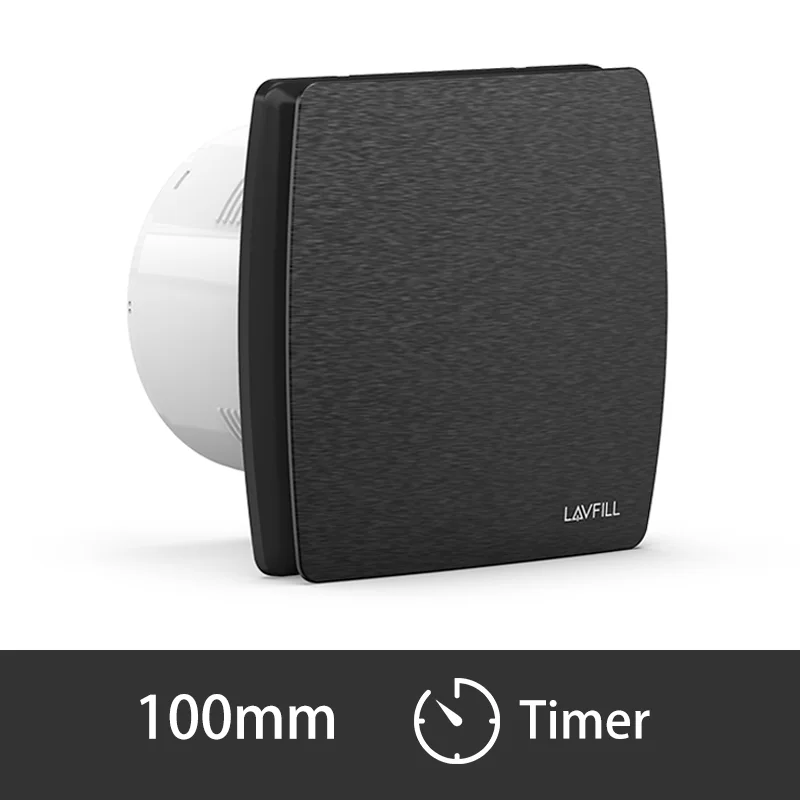 

Bathroom Toilet Extractor Air Ventilator Fan with Timer Switch 100mm 220V