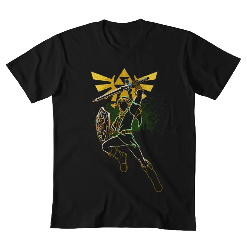 Футболка Shadow of brasy zelda link футболка с логотипом triforce hyrule gaming geek trending illustrator|Мужские