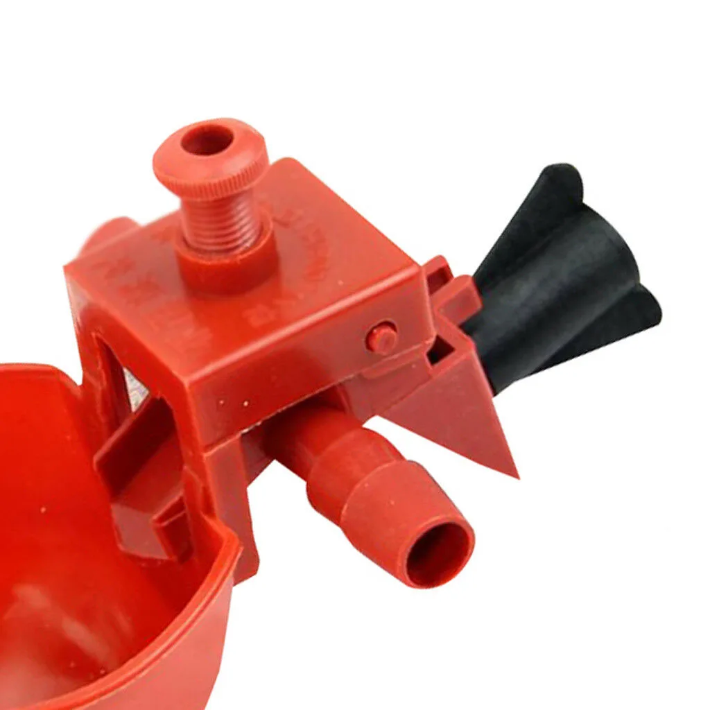 

20x Chicken Drink Quail Waterer Bowls Bird Automatic Feeders Drinking Cups Newly
