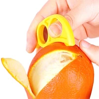 10pcs plastic orange peeler creative lemon grapefruit fruit slicer easy opener citrus knife kitchen gadgets cooking accessories