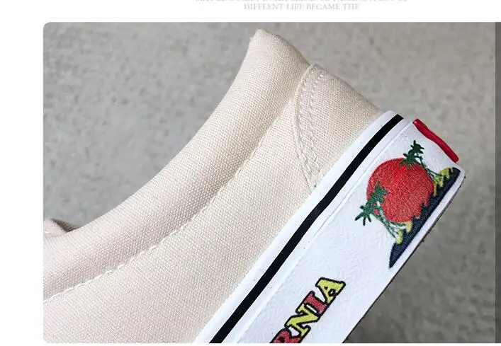 Модная парусиновая обувь Новинка весны 2019 года модная женская повседневная