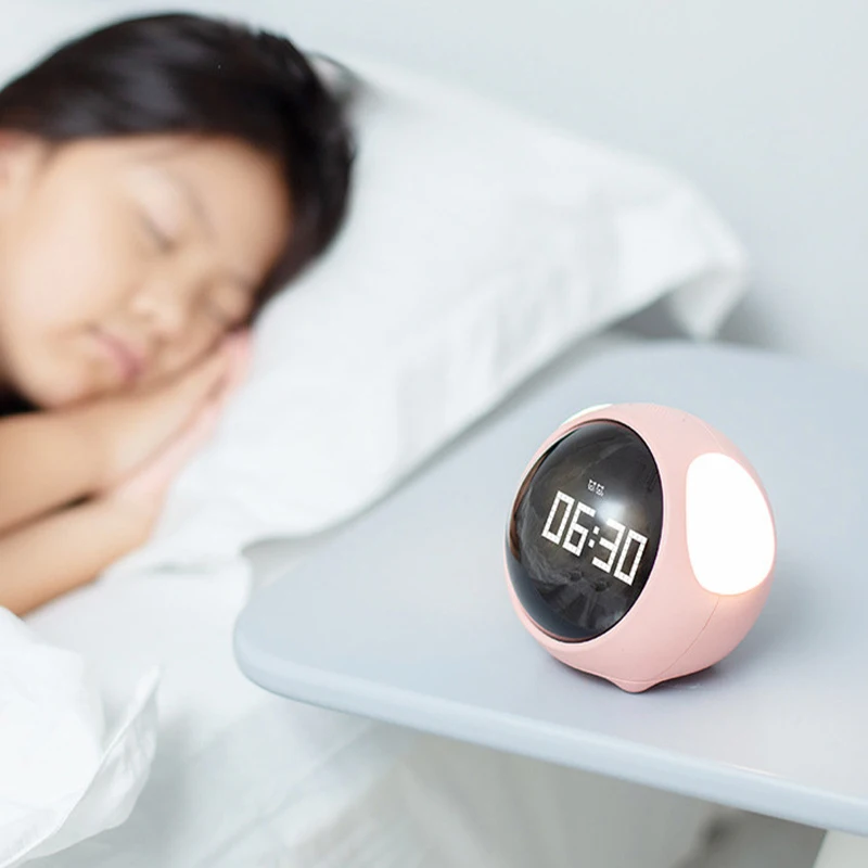 

Многофункциональный USB-Будильник для детей и взрослых, прикроватный ночник с голосовым управлением