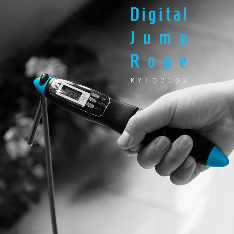 KYTO скакалка цифровой подсчет калорий прыжок счетчик скакалки Фитнес спортивные
