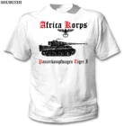 Shubuzhi Новое поступление мужские, модные, с тигром, PANZER я Африка KORPS Второй мировой войны-новые удивительные Графический Футболка-S-M-L-XL-XXL футболка