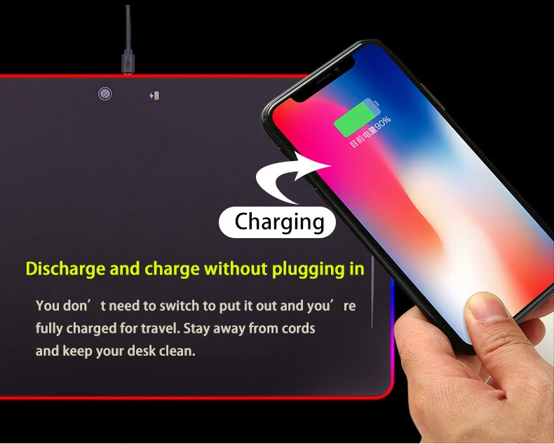 цветная rgb световой коврик дл