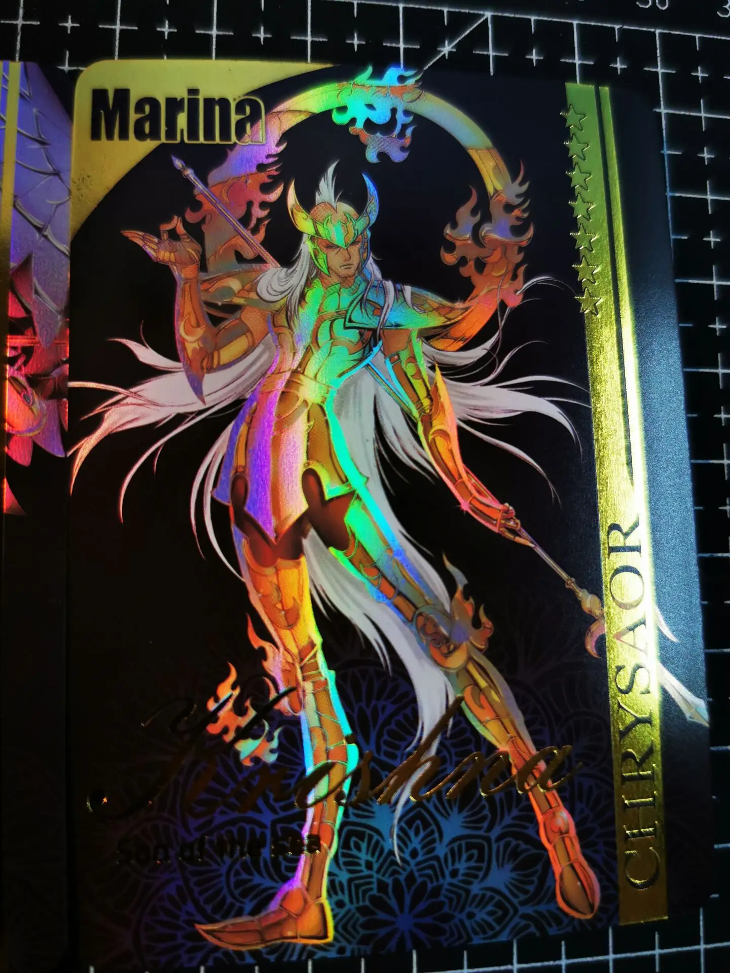 

8pcs/set Saint Seiya Holy Color Fifth Bomb Toys Hobbies Hobby Collectibles Game Collection Anime Cards