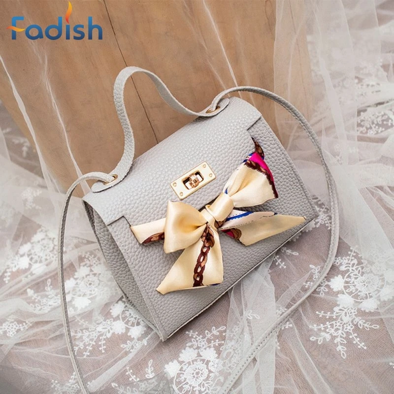 Женская сумка из искусственной кожи, сумка через плечо, сумка-мессенджер, кошелек с Декор на шарф, JUL31