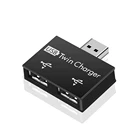 Мини-порт Kebidu, usb-хаб-2 порта, USB-разветвитель для зарядки телефона, планшета, компьютера, usb-хаб