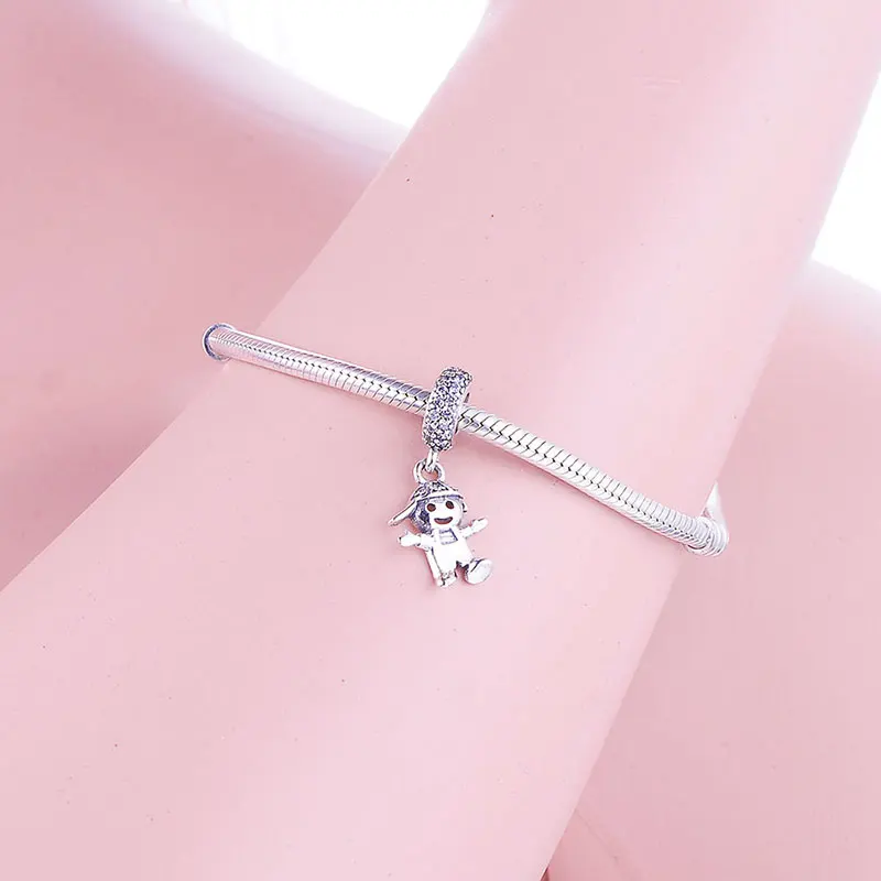 Подвеска Шарм из серебра 925 пробы с бусинами для мальчиков и девочек|Бусины| |