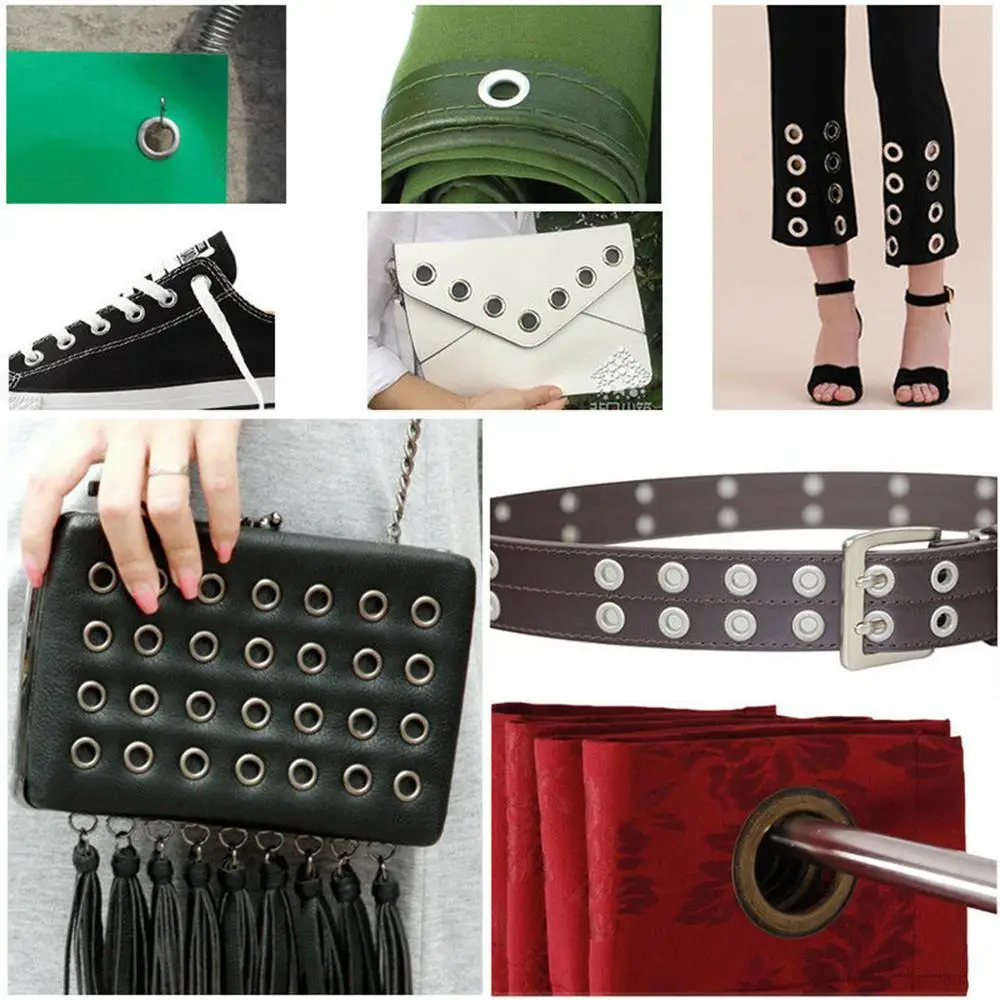 Металлические цветные Люверсы с отверстием для втулки 5 мм 500 шт. | Дом и сад