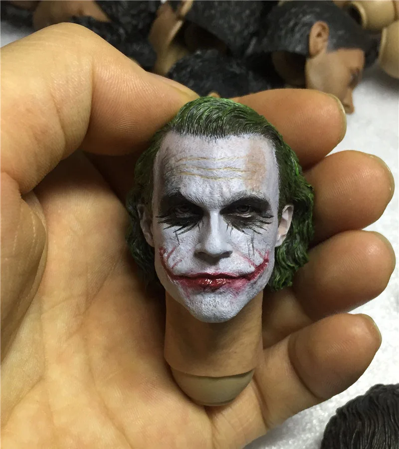 Модель мужской клоуна Heath Ledger Joker модель для макияжа тела 12 дюймов масштаб 1/6 MJ12