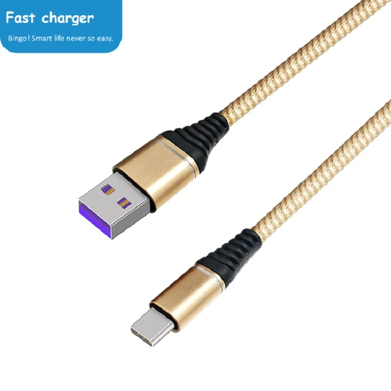 

5A Fast Charger Data Cable USB Type C Micro Wire Cord For Samsung Huawei Xiaomi Note Tablet Android USB Phone Cables