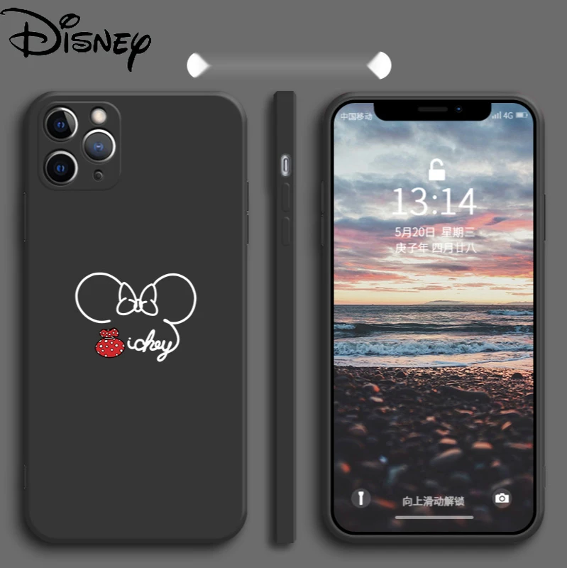 

Disney Mickey Minnie for Iphone12 Mobile Phone Cover for Iphone Xm/x/12promax/xr/6/7p/8p/11 Mobile Phone Case Phone Accessories