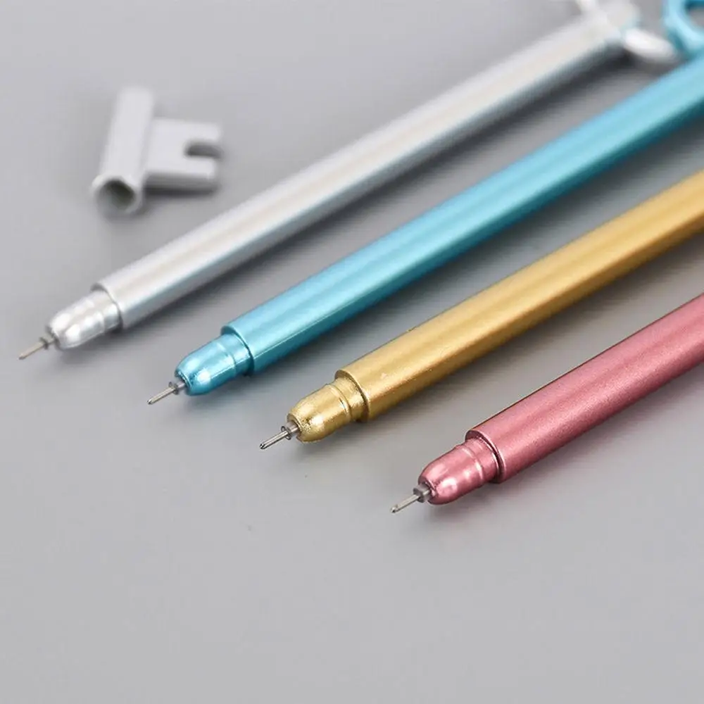 

color random Gel Pen Key shape School Supplies Office Stationary Photo Album Kawaii Pens School Stationery