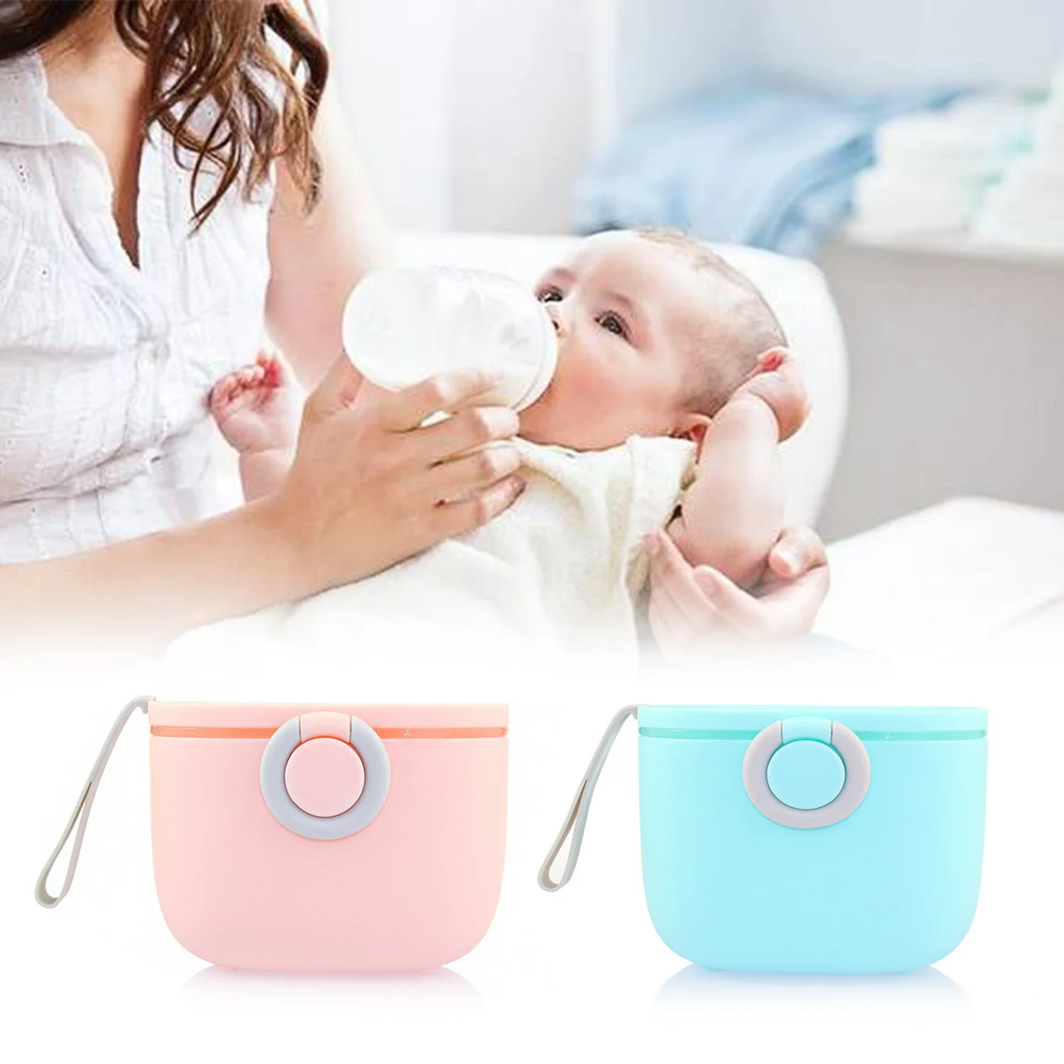 Портативный дозатор для детского молока и порошка контейнер хранения