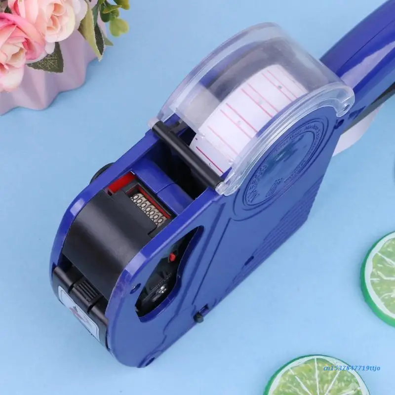 

MX-5500 EOS 8 Digits Price Tag Labeler Labeller Label Paper + 2 Ink Roller