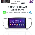 720P DSP 360 панорамный IPS 6G + 128G Android 11 автомобильный мультимедийный плеер для Kia Sportage 4 QL 2016 2017 2018 Carplay навигация GPS