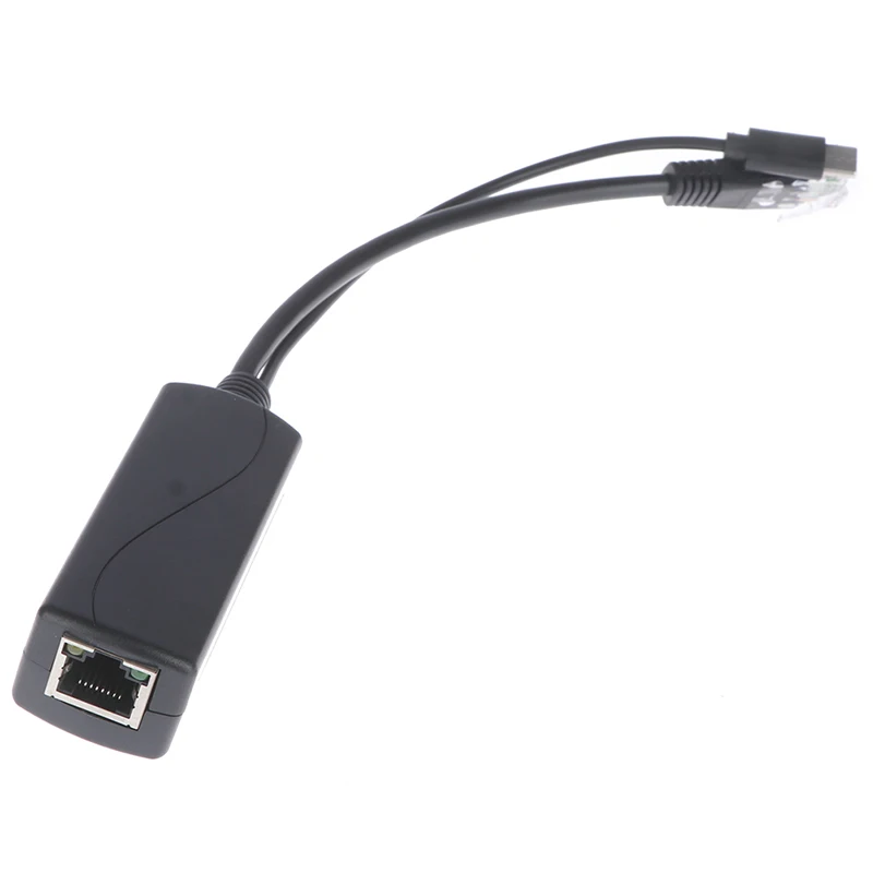 Хит! Poe сплиттер usb TYPE-c 48 В до 5 power over ethernet 802.3af 100/1000 м для raspberry | Безопасность и