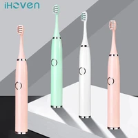 ihoven electric toothbrushes for adults kid smart timer whitening toothbrush ipx7 waterproof replaceable aa battery version