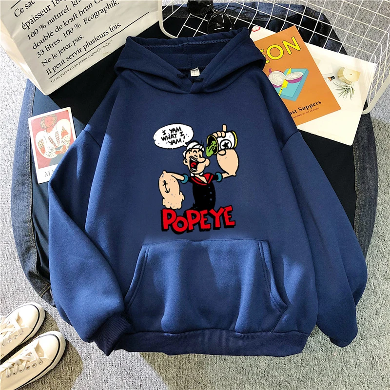 

Autumn Hooded Sweater New Korean Lovers Thickened Autumn And Winter Cartoon Loose Sweater 14 Color HD Printing Hoodie