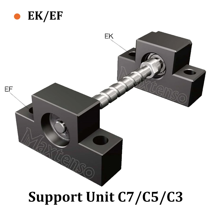 Набор поддерживающих устройств MAXTENSO EKEF Professional EK20 EF20 с C7 для шарикового винта TBI 2505