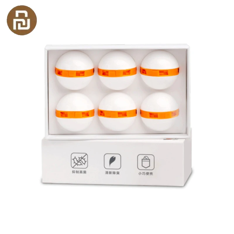 

Original 6pcs Clean-n-Fresh Deodorant Shoe Balls Cleaner Rotary Switch Inhibit Fungus Deodorant