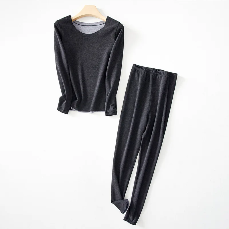 Новинка осенне-зимний шерстяной Теплый комплект термобелья соблазнительные