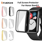 Чехол для часов Honor Band 6, Мягкий защитный чехол из ТПУ для Huawei Honor Band 6, защитные чехлы на весь экран, рамка, бампер