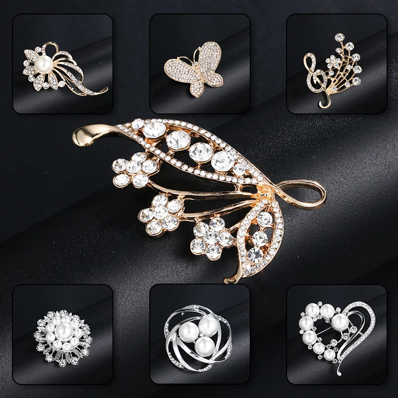 Модные броши в виде искусственных цветов для женщин брошь свадебвечерние букета