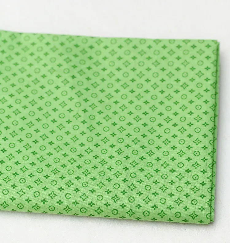 

7 DIY handmade quilts Fabric Cloth Light Green System Plain Cotton 25 * 25CM/50X50CM