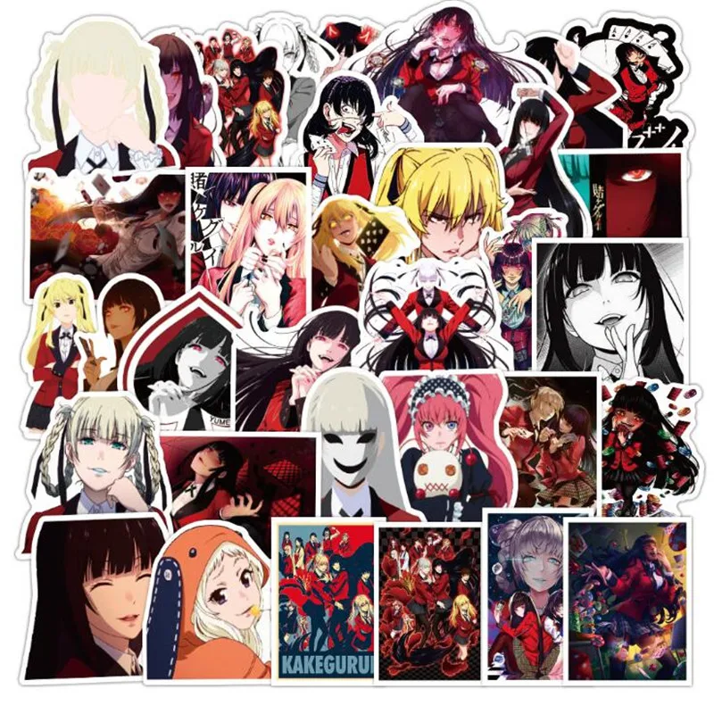 

10/30/50 PCS Crazy Gambling Abyss Anime Characters Graffiti Skateboard Guitar Waterproof Sticker Decorative Toy Wholesale