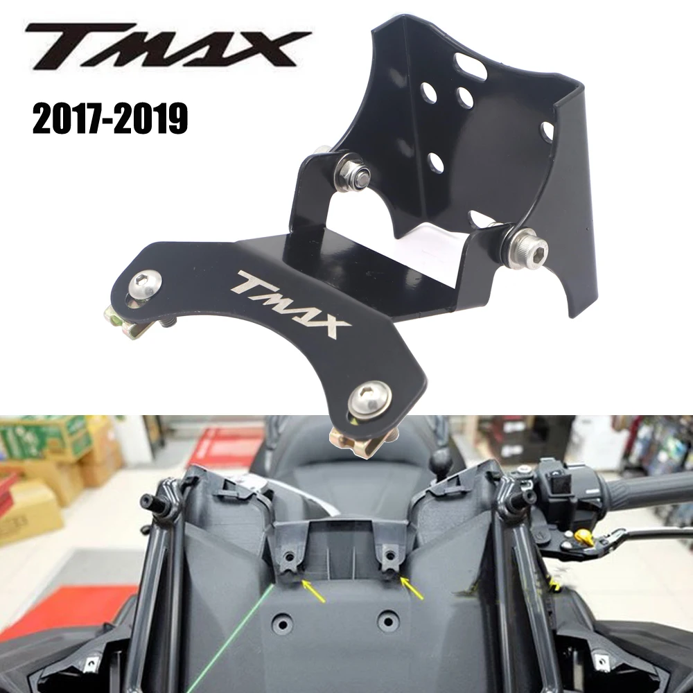 Для YAMAHA TMAX 530 T MAX 530 подставка держатель смартфон мобильный телефон gps пластина Кронштейн