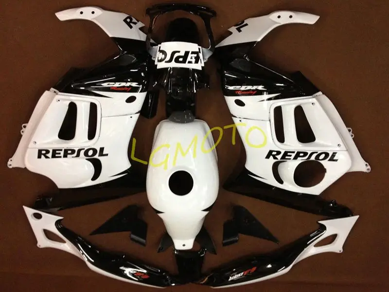 

free custom fairings kit Injection honda cbr600 f3 97-98 body kits HONDA CBR600 F3 1997-1998 abs bodywork #W7N43 WHITE REPSOL