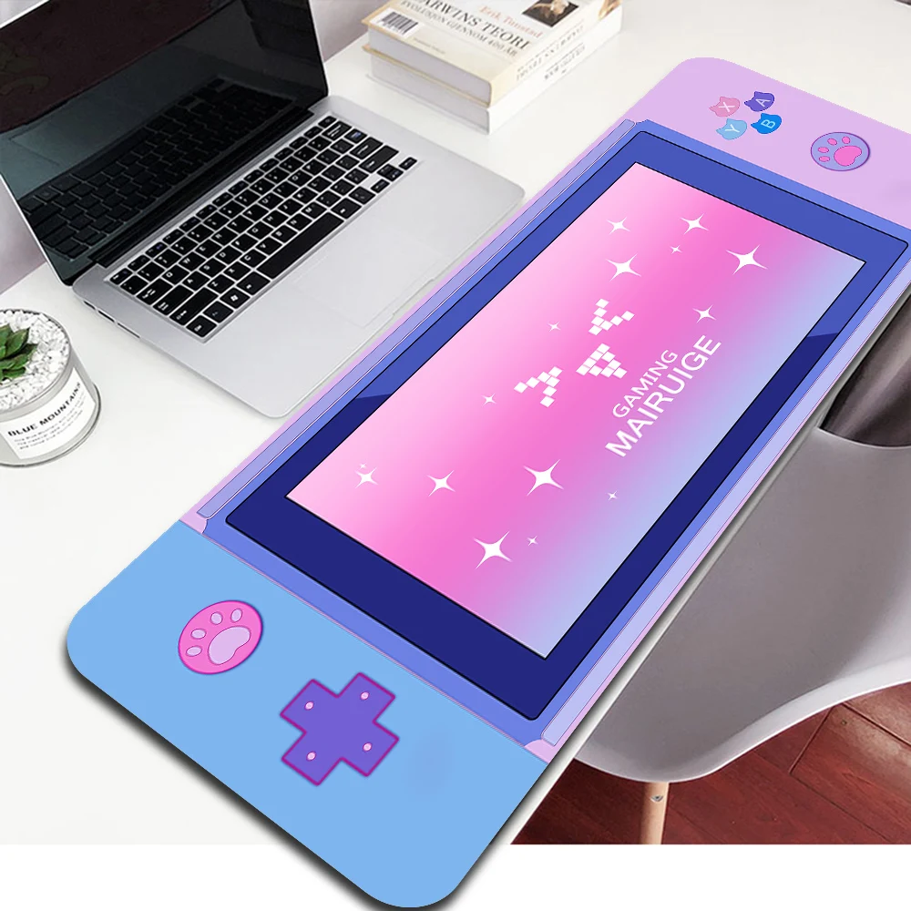 

Kawaii Mouse Pad Gamepad Computer Notebook Keyboard Carpet Mat Pink Girl Large Mousepad Gaming Accessories PC Gamer Gaming Desk