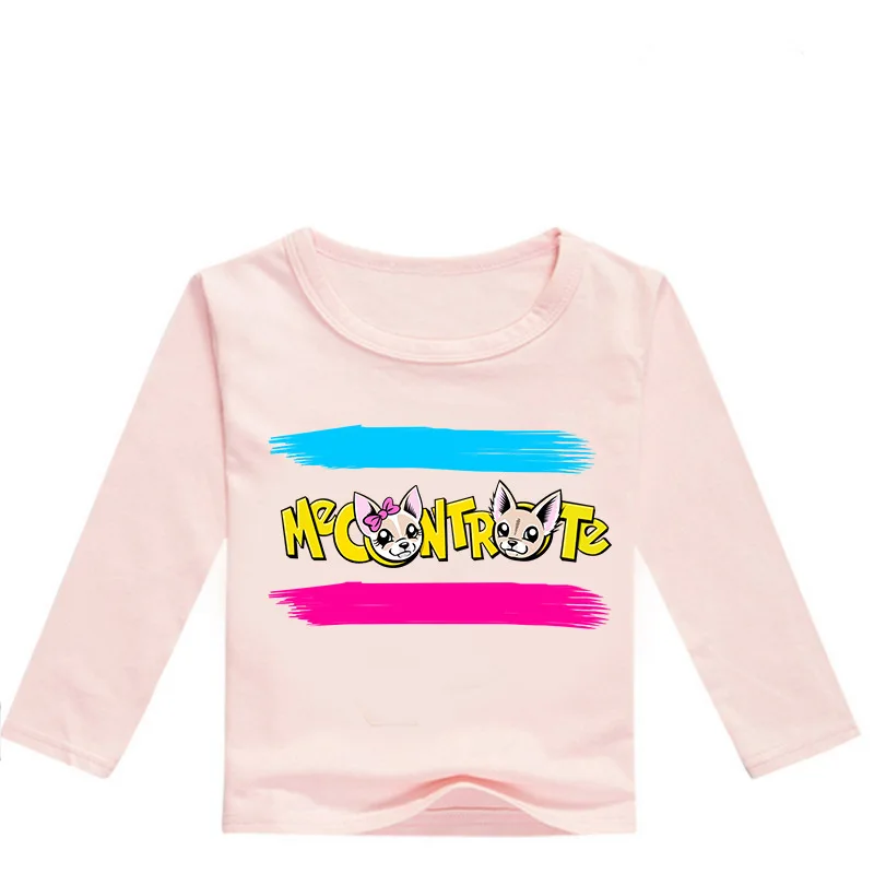 2-13Y ME CONTRO TE T-shirt Kids Fashion Cartoon Pattern Girl Long Sleeve Tops Children Teenagers Boys Clothes Novatx O-neck