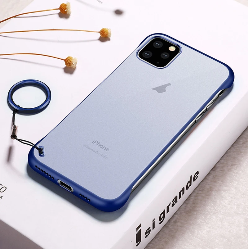 Матовые чехлы для iPhone 11 Pro X XS Max XR 6 6S 7 8 Plus SE 2020 чехол Samsung Galaxy Note 9 10 S8 S9 S10 Plus|Бамперы| |