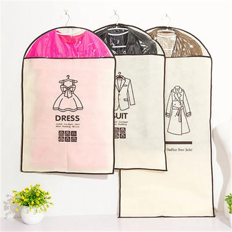 Прозрачный Пыленепроницаемый Чехол для одежды 1 шт./лот|Сумки вещей| |
