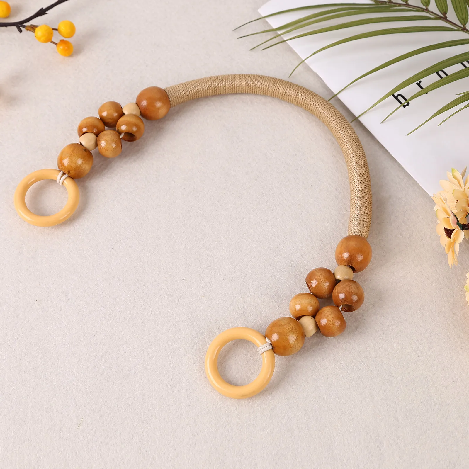 

2 шт. креативный женский ремешок на цепочке для сумки толстые ручки для сумки с бусинами ремешок на плечо талисманы Сменные аксессуары