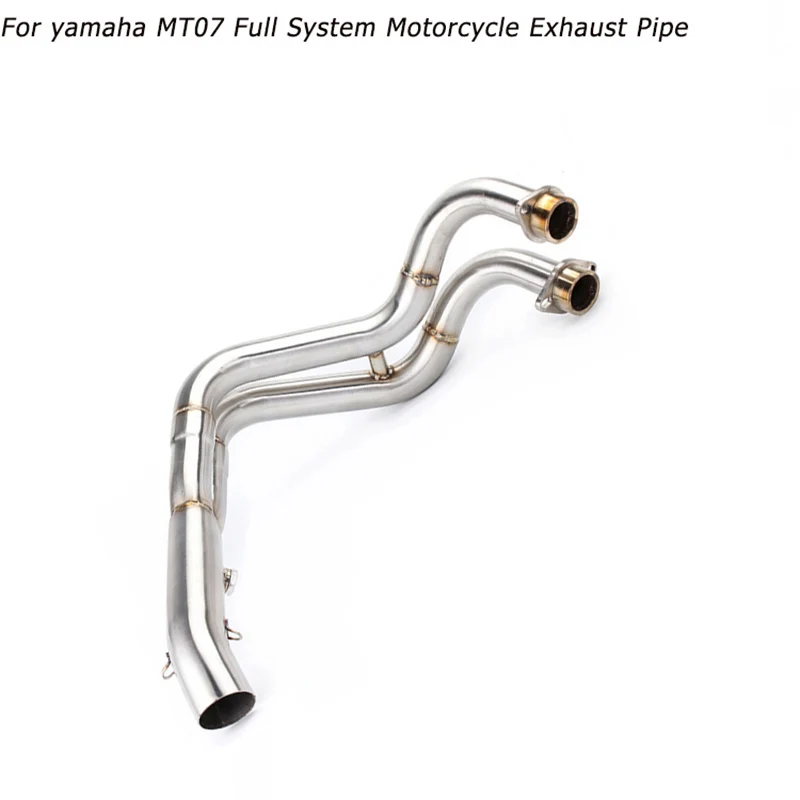 

Motorcycle Exhaust Full System Muffler Front Header Pipe Tube Slip-On For yamaha MT07 MT-07 FZ-07 MT07 FZ07