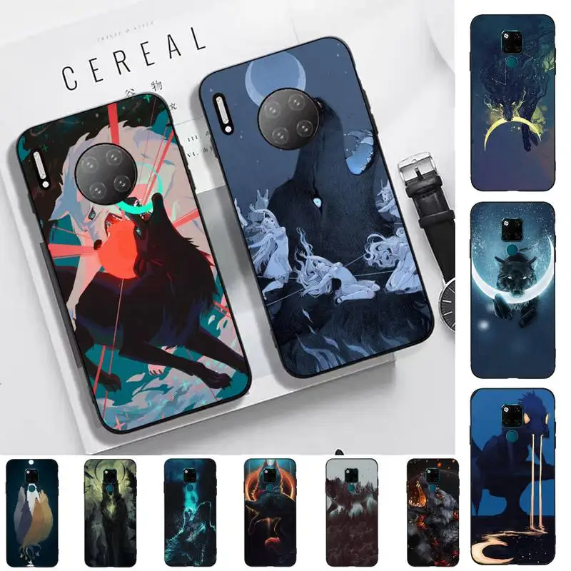 

wolf art Phone Case for Huawei Mate 20 10 9 40 30 lite pro X Nova 2 3i 7se