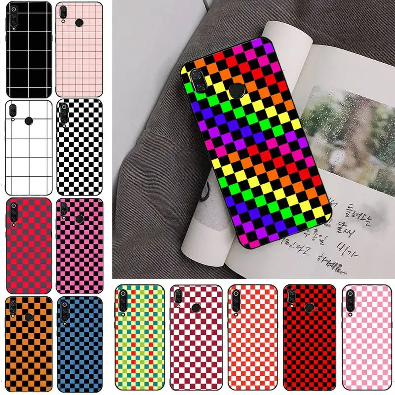 

Checkerboard Plaid Checked Checkered Phone Case For Redmi note 8Pro 8T 9 Redmi note 6pro 7 7A 6 6A 8 5plus note 9 pro case
