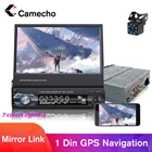 Автомобильное радио Camecho 1din 7 дюймов HD Android Mirrorlink GPS Naviation Авторадио Bluetooth Автомобильный мультимедийный плеер для универсальной автомобильной стереосистемы