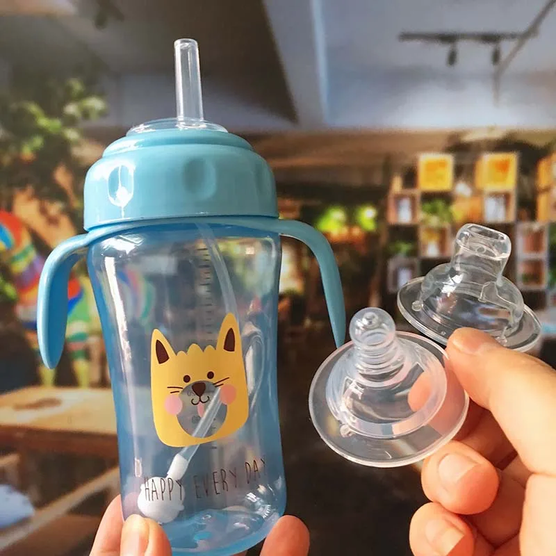 3 в 1 для малышей и детей постарше детская портативная кормления Бутылка питьевой