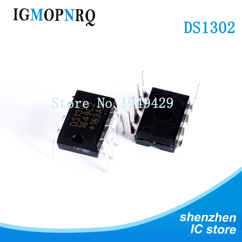 10 шт. DS1302N DIP8 DS1302 часы в режиме реального времени чип для поддержания непрерывной
