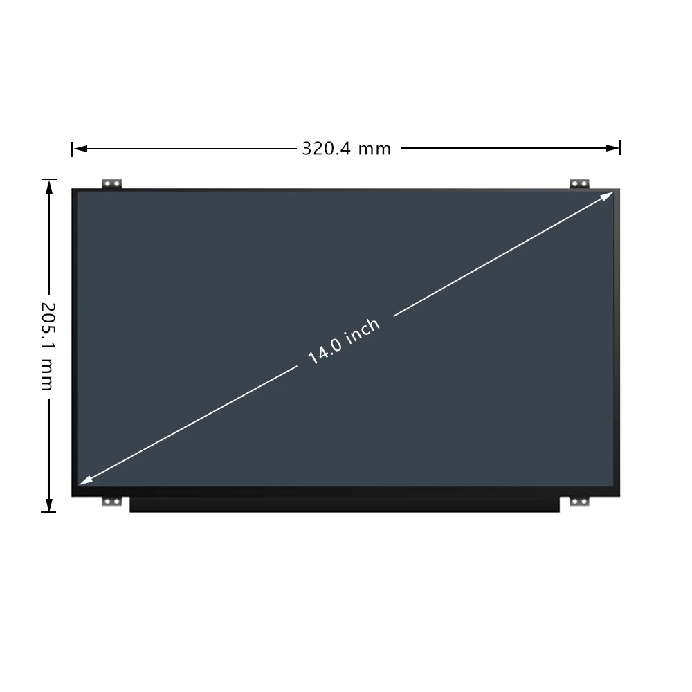 Экран светодиодный 14 дюймов IPS B140HAN01.2 B140HAN01.1 B140HAN01.3 для Lenovo Y40 E440 T450 T440P T440S Дисплей