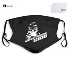 Винтажная мотоциклетная маска для лица Super Tenere, карманная многоразовая моющаяся ткань с фильтром