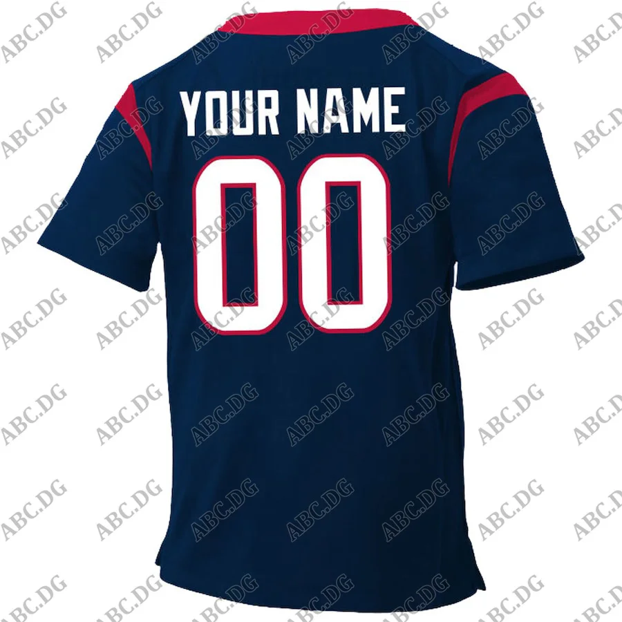 

Men Women Kid Youth Houston Preschool Customized Team Color Game Jersey Any Name Any Number