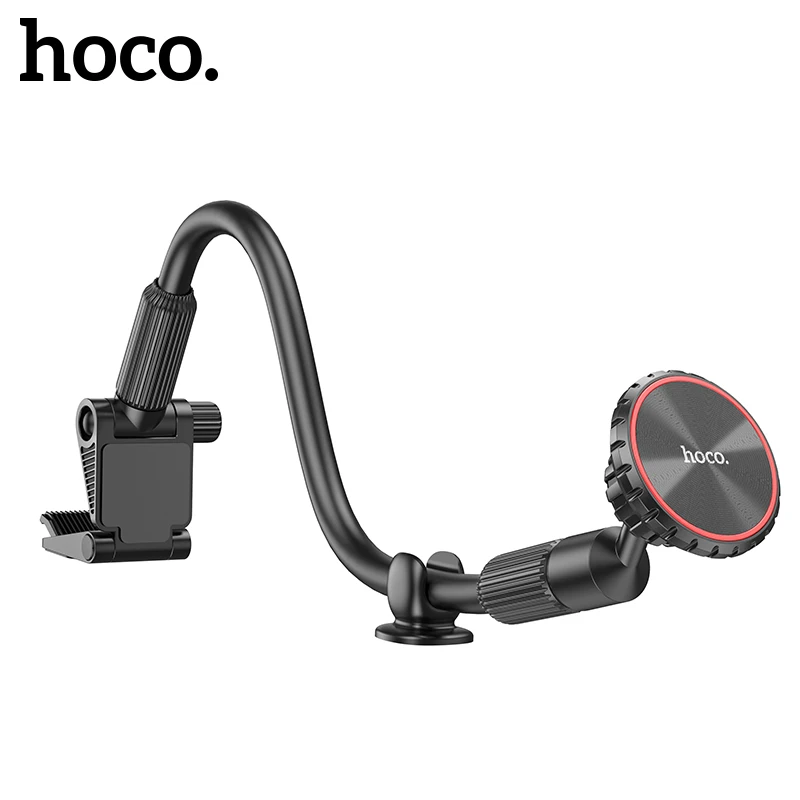 Hoco Magnetic Windshield Dashboard Flexible Long Arm Car Holder For iPhone 13 12 Air Vent Mount in Car Support 4.5-7 inch Phone